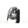 Luminous LED helmet - RGB - waterfall effect - party outfit - masquerades / HalloweenCostumes