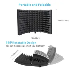 Professional studio soundproofing panel - acoustic isolation foam
