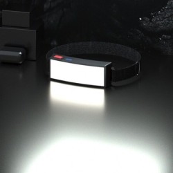 Professional headlamp - mini flashlight - rechargeable - COB - LED - USB
