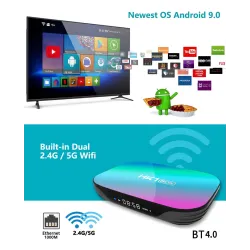 HK1 S905X3 4GB RAM 32GB ROM - 5G WIFI - Bluetooth - Android - 4K - 8K - Google Assistant - TV Box