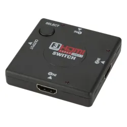 Commutateur HDMI - répartiteur - 3 entrées 1 sortie - mini 3 ports - pour HDTV 1080P