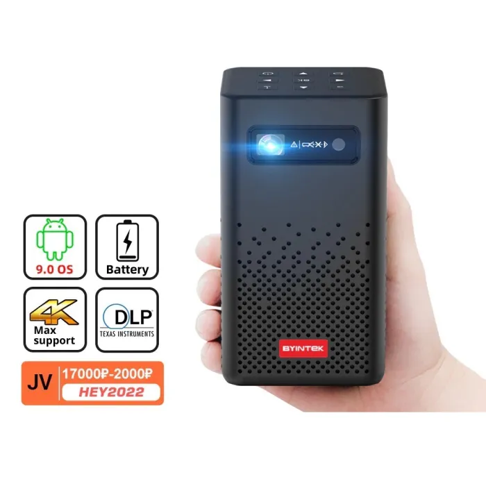 BYINTEK P20 M - Pico Smart - mini projecteur portable - TV sans écran - Android - Wifi - LED - DLP - 4K - 1080P