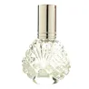 Flacon en verre cristal - avec atomiseur - pour parfum - réutilisable - 15ml