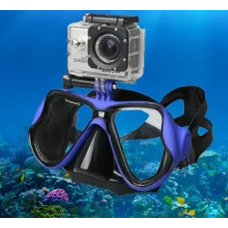 Masque de plongée - lunettes de natation - pour caméras GoPro Hero 4 / 3 / 3+