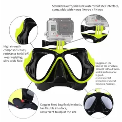 Masque de plongée - lunettes de natation - pour caméras GoPro Hero 4 / 3 / 3+