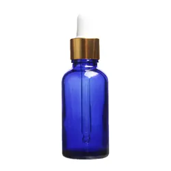 Flacon en verre vide - contenant de parfum - avec compte-gouttes