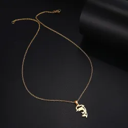 Elegant necklace with dolphinNecklaces