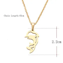 Elegant necklace with dolphinNecklaces