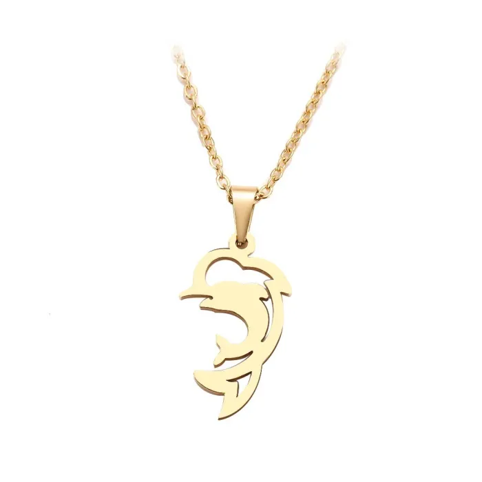 Collier élégant avec dauphin