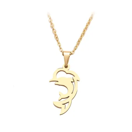 Collier élégant avec dauphin