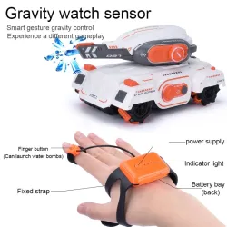 Bombe à eau blindée - voiture RC - télécommande - induction par gravité gestuelle - haute vitesse