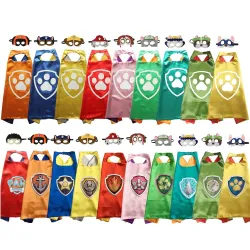 Costume d'Halloween pour enfants - super-héros - cape / masque