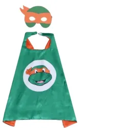 Déguisement tortues ninja - pour enfant - cape / masque pour les yeux
