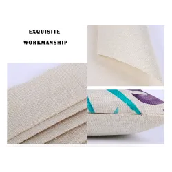 Housse de coussin décorative - lin - motif ancre marine / rayures / mosaïque - 45 * 45cm