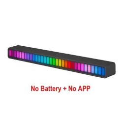Tube coloré RVB - bande LED - USB - Bluetooth - lampe rythme voix/musique