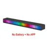 Tube coloré RVB - bande LED - USB - Bluetooth - lampe rythme voix/musique