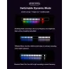 Tube coloré RVB - bande LED - USB - Bluetooth - lampe rythme voix/musique