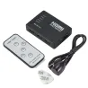 5 in / 1 out - HDMI switcher - splitter - HUB - avec télécommande IR - 1080P - pour HDTV DVD BOX