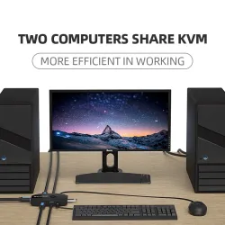 Commutateur KVM HDMI - avec prolongateur - 4 USB 2.0 - 4K30Hz 1080P60Hz