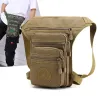 Petit sac tactique / militaire - avec ceinture / jambe / bandoulière - nylon