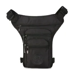 Petit sac tactique / militaire - avec ceinture / jambe / bandoulière - nylon