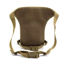 Petit sac tactique / militaire - avec ceinture / jambe / bandoulière - nylon