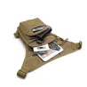 Petit sac tactique / militaire - avec ceinture / jambe / bandoulière - nylon