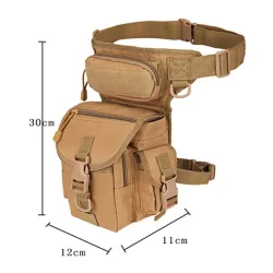 Sac multifonction tactique / militaire - avec ceinture jambe / taille - étanche