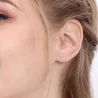 Small dog shaped earrings - 925 sterling silverEarrings