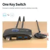 KVM switch - USB 2.0 / 3.0 - for Windows 10 / PC / keyboard / mouse / printer - sharing / pairingHDMI switchers