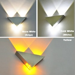 Applique moderne - forme triangle - aluminium - LED - 3W