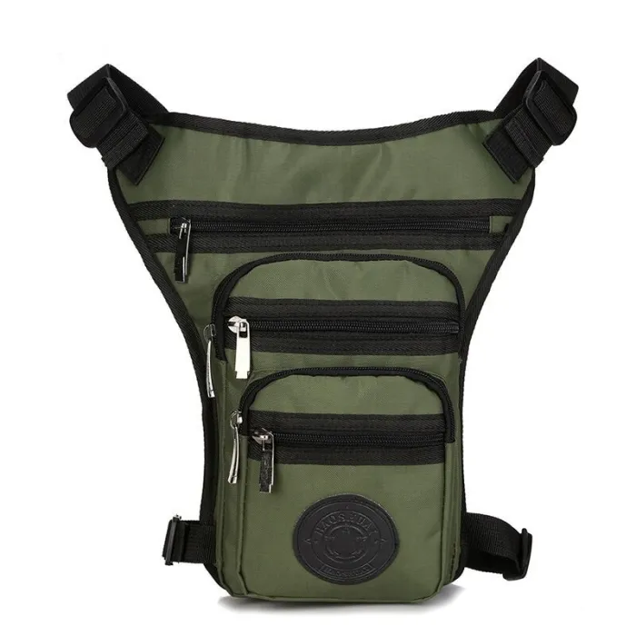 Petit sac tactique / militaire - avec ceinture / jambe / bandoulière - nylon