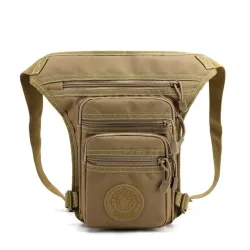 Petit sac tactique / militaire - avec ceinture / jambe / bandoulière - nylon