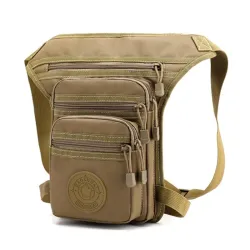 Petit sac tactique / militaire - avec ceinture / jambe / bandoulière - nylon