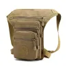 Petit sac tactique / militaire - avec ceinture / jambe / bandoulière - nylon
