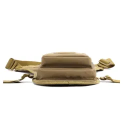 Petit sac tactique / militaire - avec ceinture / jambe / bandoulière - nylon