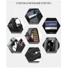 Multifunction crossbody bag - 9.7" laptop backpack - with USB charging port - waterproofBackpacks