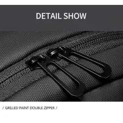 Multifunction crossbody bag - 9.7" laptop backpack - with USB charging port - waterproofBackpacks