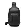Sac à bandoulière pour ordinateur portable à la mode - sac à dos avec port de chargement USB - étanche