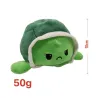 Tortue réversible - peluche pour enfant