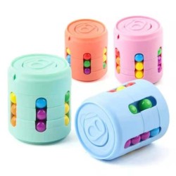 Cube avec perles colorées - jouet fidget anti-stress