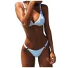 Ensemble de bikini sexy - avec des décorations métalliques rondes décoratives