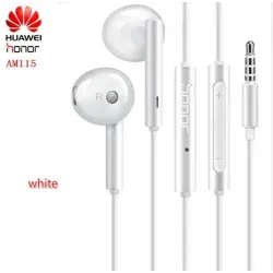 Écouteurs d'origine Huawei - casque avec microphone - jack 3,5 mm - MA115 / AM116 / MA116