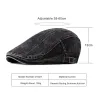 Casquette en jean classique - visière style bec de canard