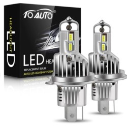 Ampoule LED auto / moto - 6000K - Puce CSP - H1 / H3 / H7 / H11 / H4/9003/HB2 Hi/Lo / 9006/HB4 - 2 pièces