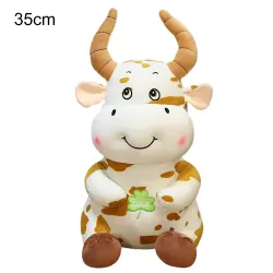 Jouet en peluche en forme de vache de dessin animé