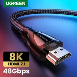 Ugreen - Câble HDMI 2.1 - 8K/60Hz / 4K/120Hz - 48Gbps - HDR10 / HDCP2.2