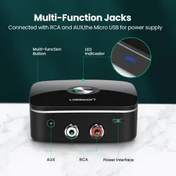 UGREEN - Bluetooth 5.0 RCA receiver - aptX LL 3.5mm jack - Aux - wireless adapterSplitters
