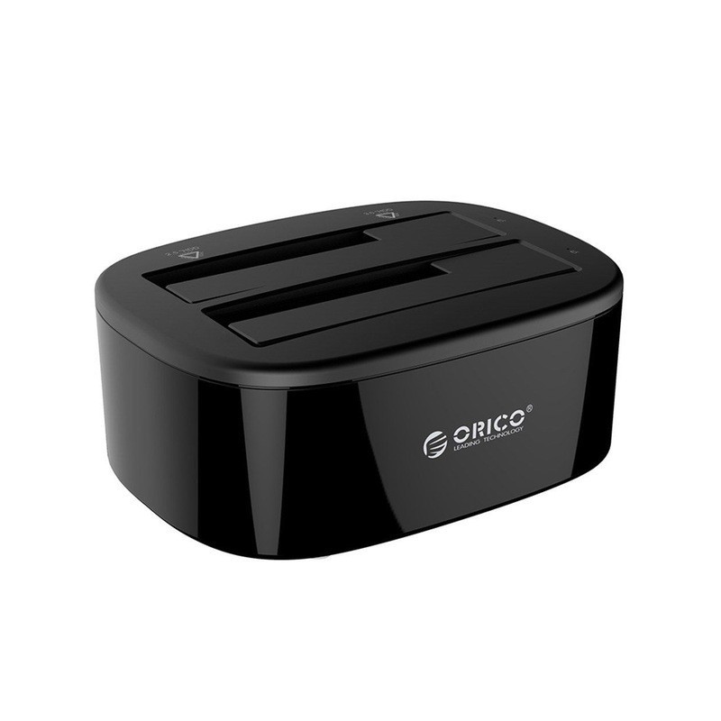 Dock pour hard disk extèrieur ORICO 25 35 inch Docking Station USB 3 - Dual-bay HDD - SSD Hard Drive