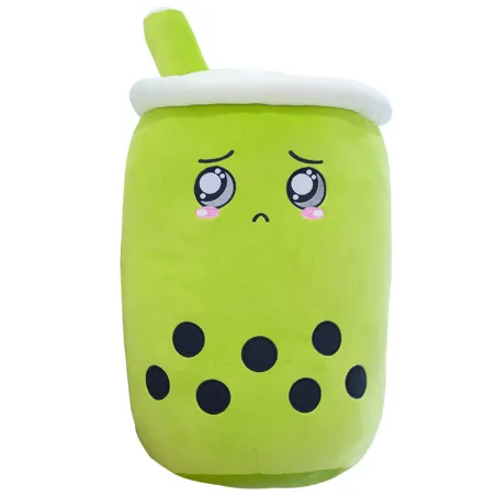 Tasse à thé Boba - oreiller en peluche douce - jouet